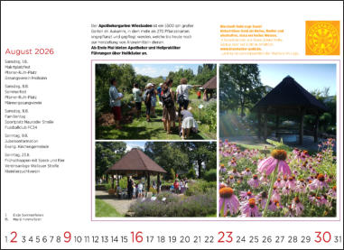 Bierstadt-Kalender 2026 I Buch VorOrt I Wiesbaden-Bierstadt