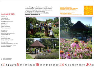 Bierstadt-Kalender 2026 I Buch VorOrt I Wiesbaden-Bierstadt