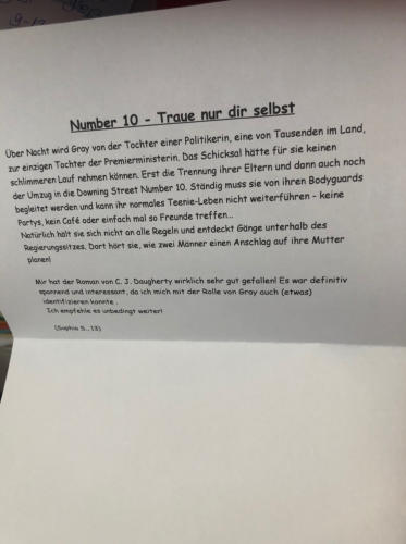 Number 10 I C.J. Daughter I Buch-VorOrt I Wiesbaden-Bierstadt